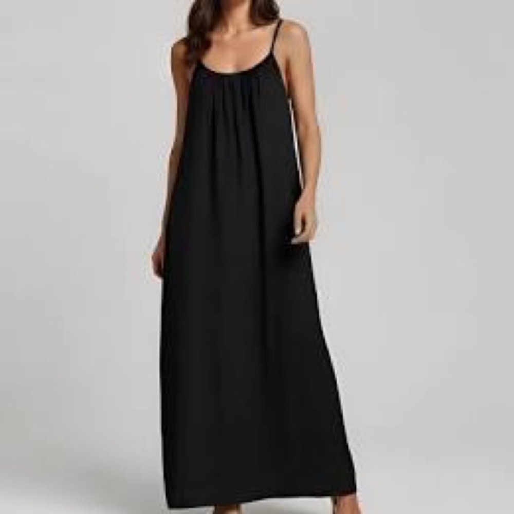 🍃🌺🍃 Calvin Klein - Black Stretchy Maxi Dress